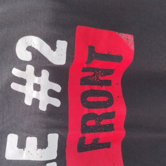 Rules Graphic T-Shirt Delta Pro Weight in black with white & red lettering 3XL - Picture 5 of 5